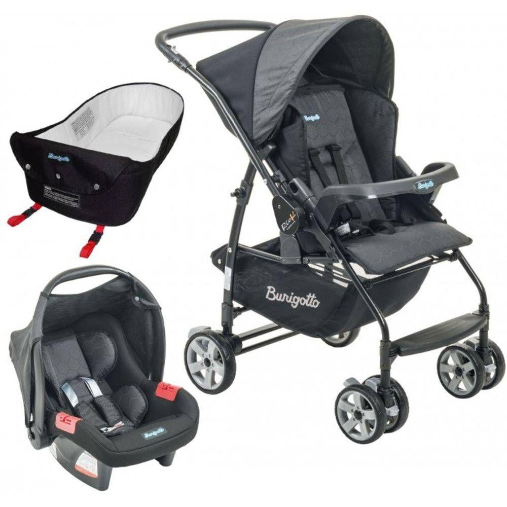 Carrinho De Passeio Com Bebe Conforto Rio K Geo Preto Ninho Burigotto Passeio Do Bebe Magazine Luiza