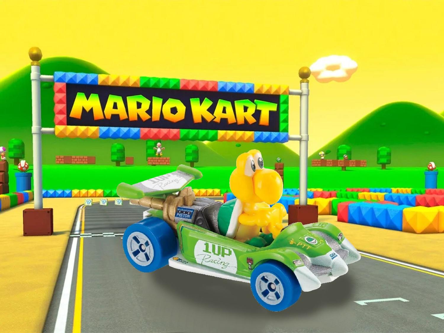 Carrinho Mario Kart Hot Wheels 1:64 Original - Mattel Gbg25 Koopa Troopa  Special Circuit Cód. 2065 - Carrinho de Brinquedo - Magazine Luiza