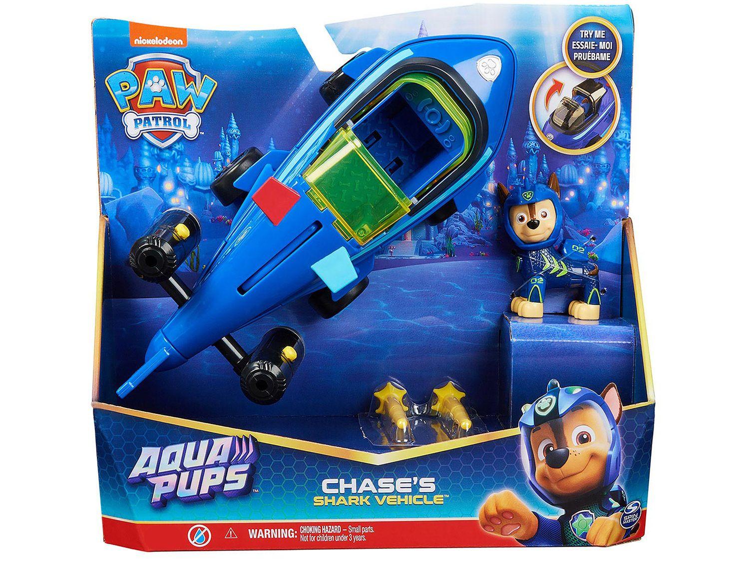 Carrinho Patrulha Canina Aqua Pups Chase