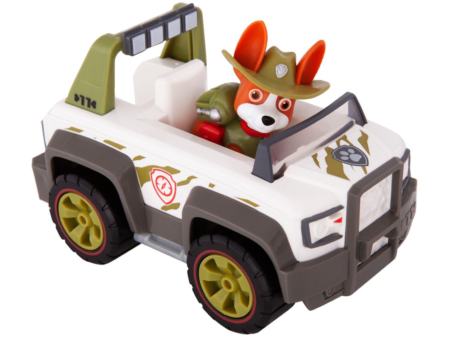 Carrinho Patrulha Canina Tracker Jungle Cruiser Sunny Brinquedos com Boneco