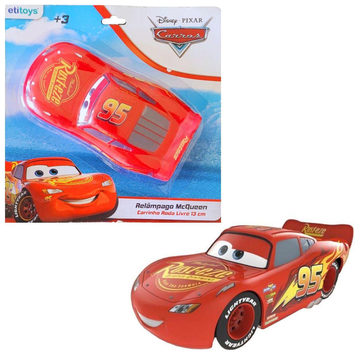 Carrinho - Relampago Mcqueen Mate - Corrida Friccao ETILUX