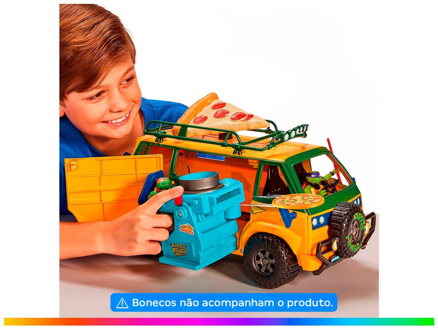 Carrinho Tartarugas Ninja Caos Mutante Van de 