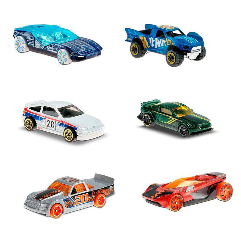 Kit com 15 carrinhos Hot Wheels Mattel - Modelos sortidos sem repetição