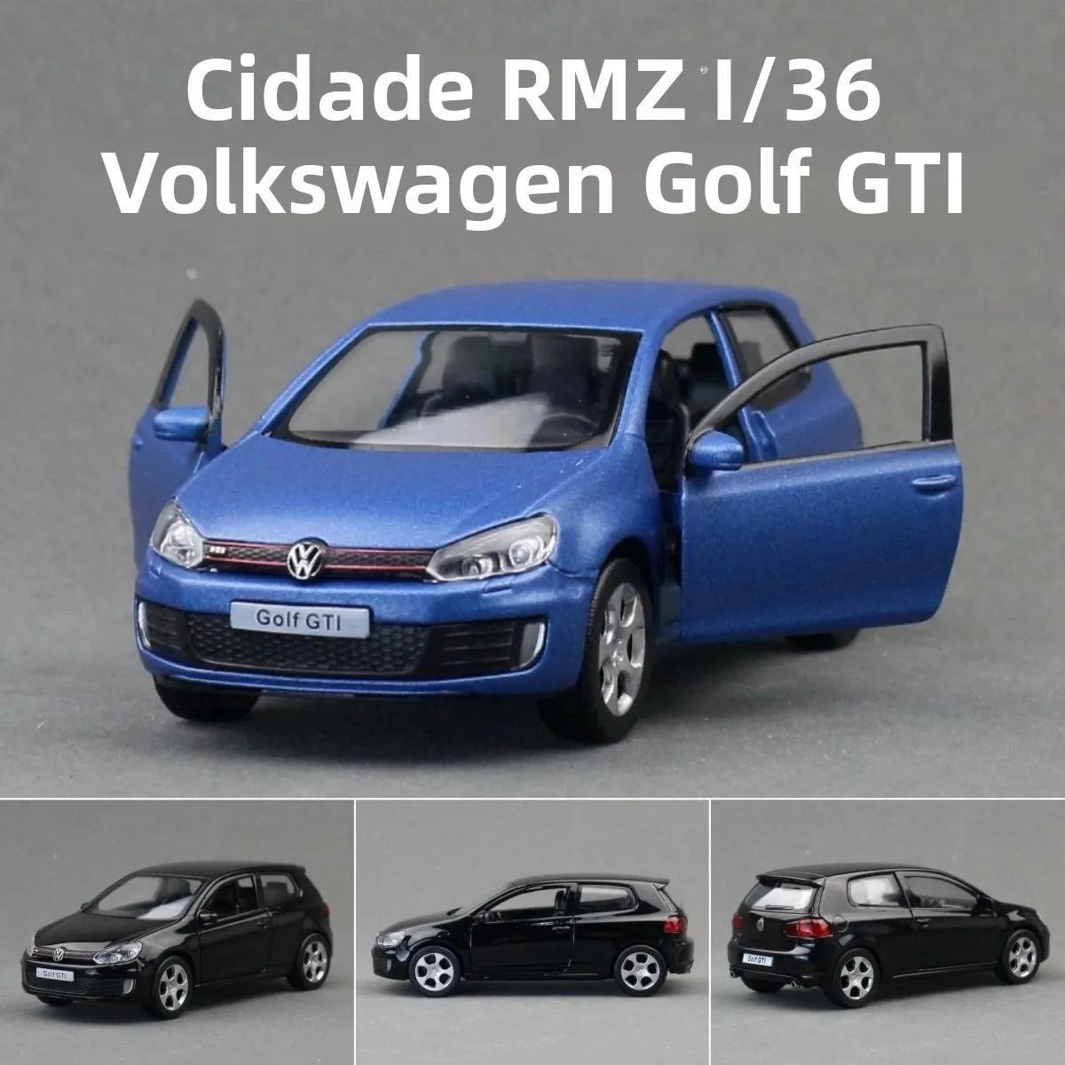 Carro De Brinquedo Modelo Volkswagen Golf GTI RMZ CiTY Em Metal