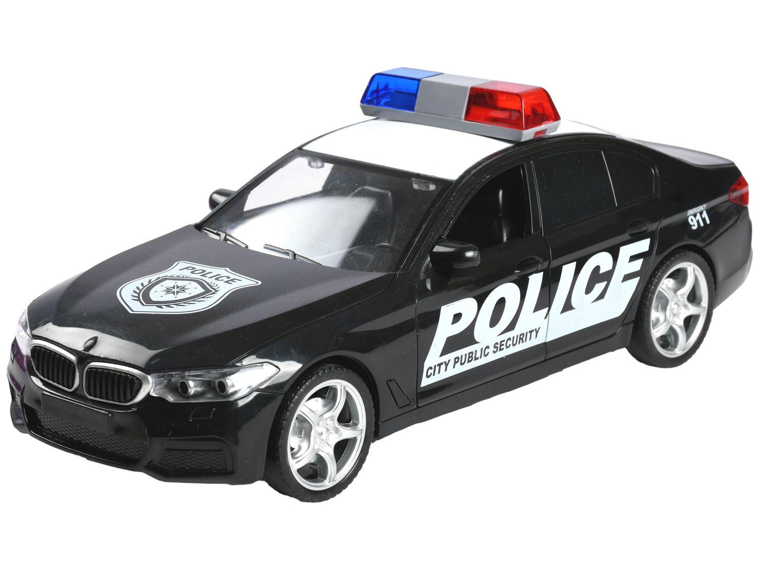 Carro de Polícia Emite Som e Luz 