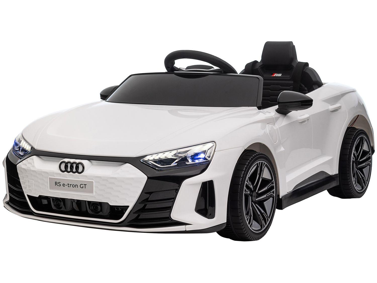 Carro Elétrico Infantil Branco Audi Bandeirante 