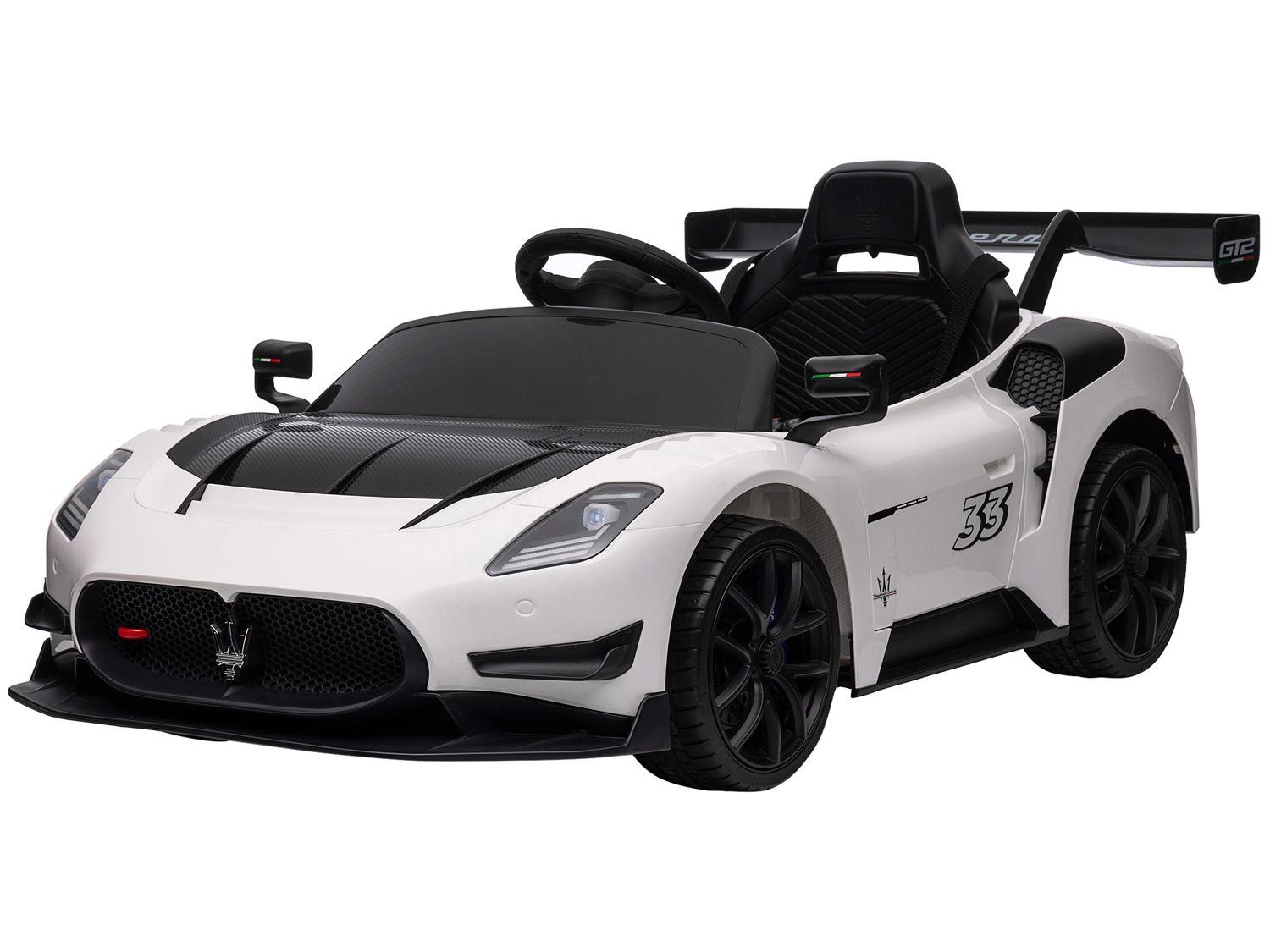 Carro Elétrico Infantil Branco Maserati 