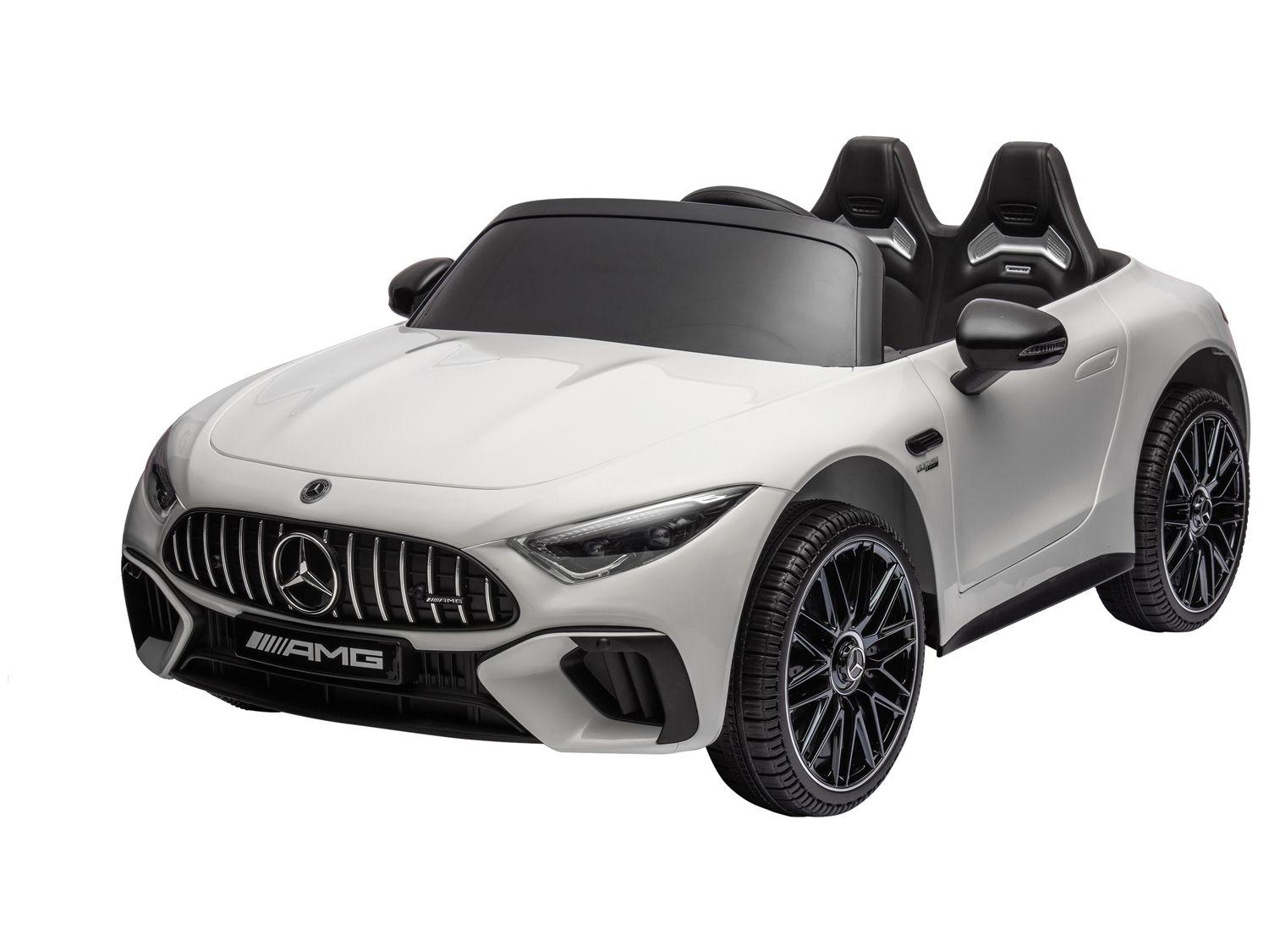 Carro Elétrico Infantil Branco Mercedes 