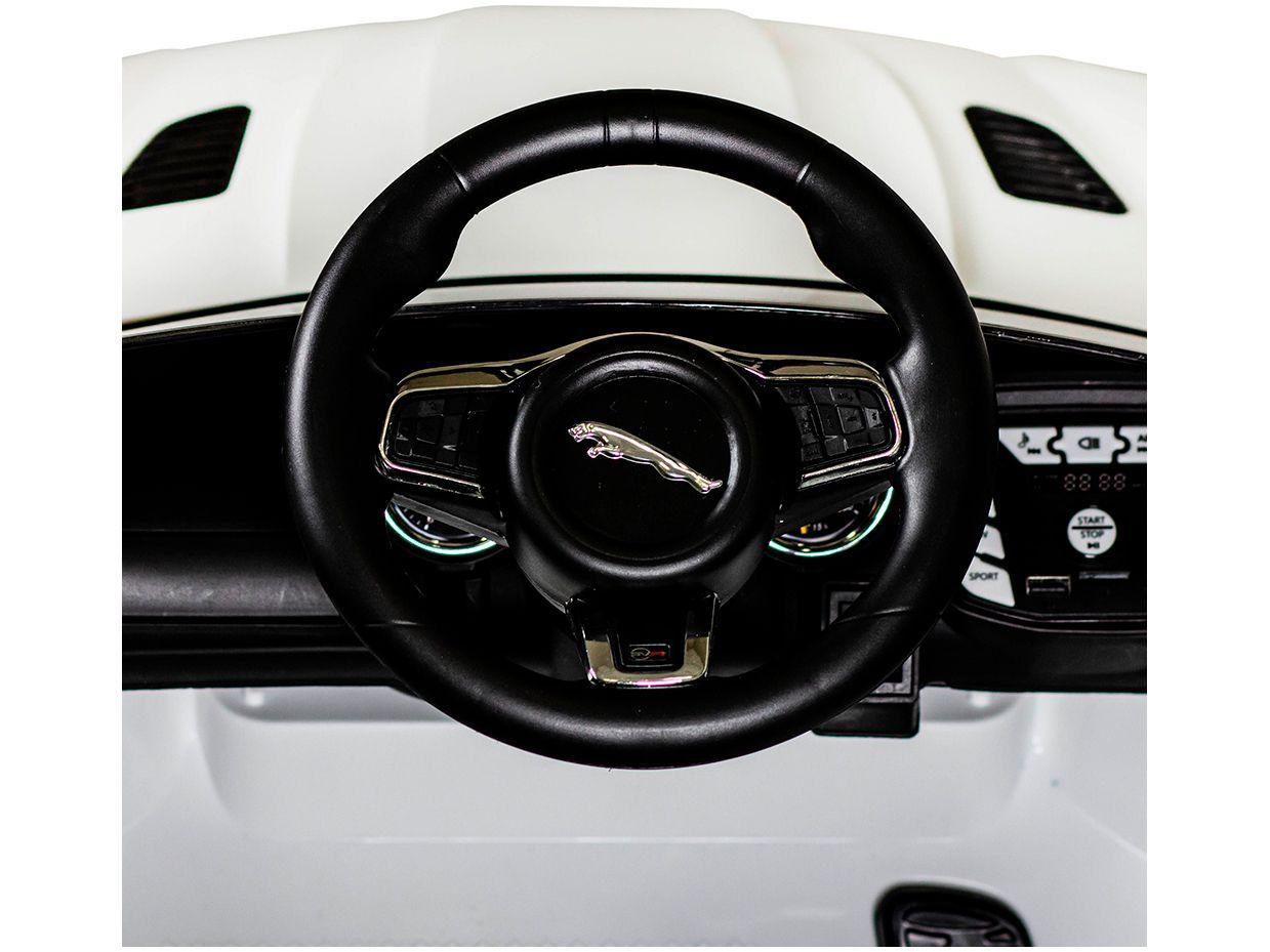Carro Elétrico Infantil Jaguar Branco Bandeirante