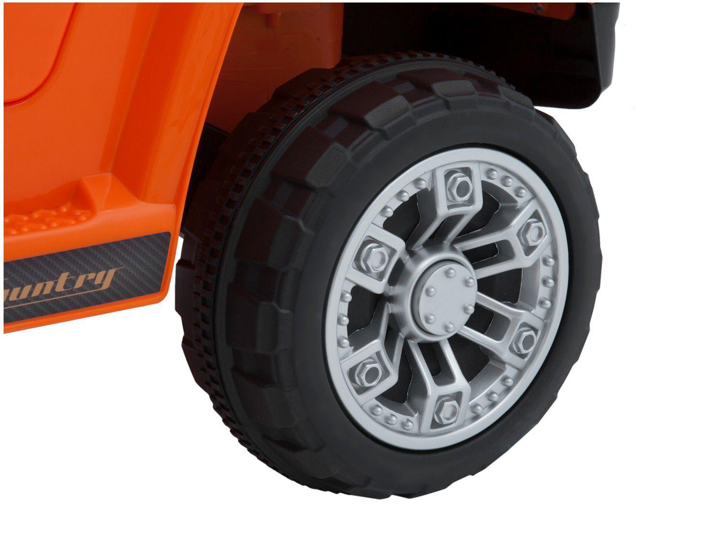 Carro eletrico infantil pickup off road v8 12v com controle remoto