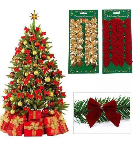 Cartela Com 24 Laços Enfeite Árvore De Natal Decoração - Imp - Laços de  Natal - Magazine Luiza