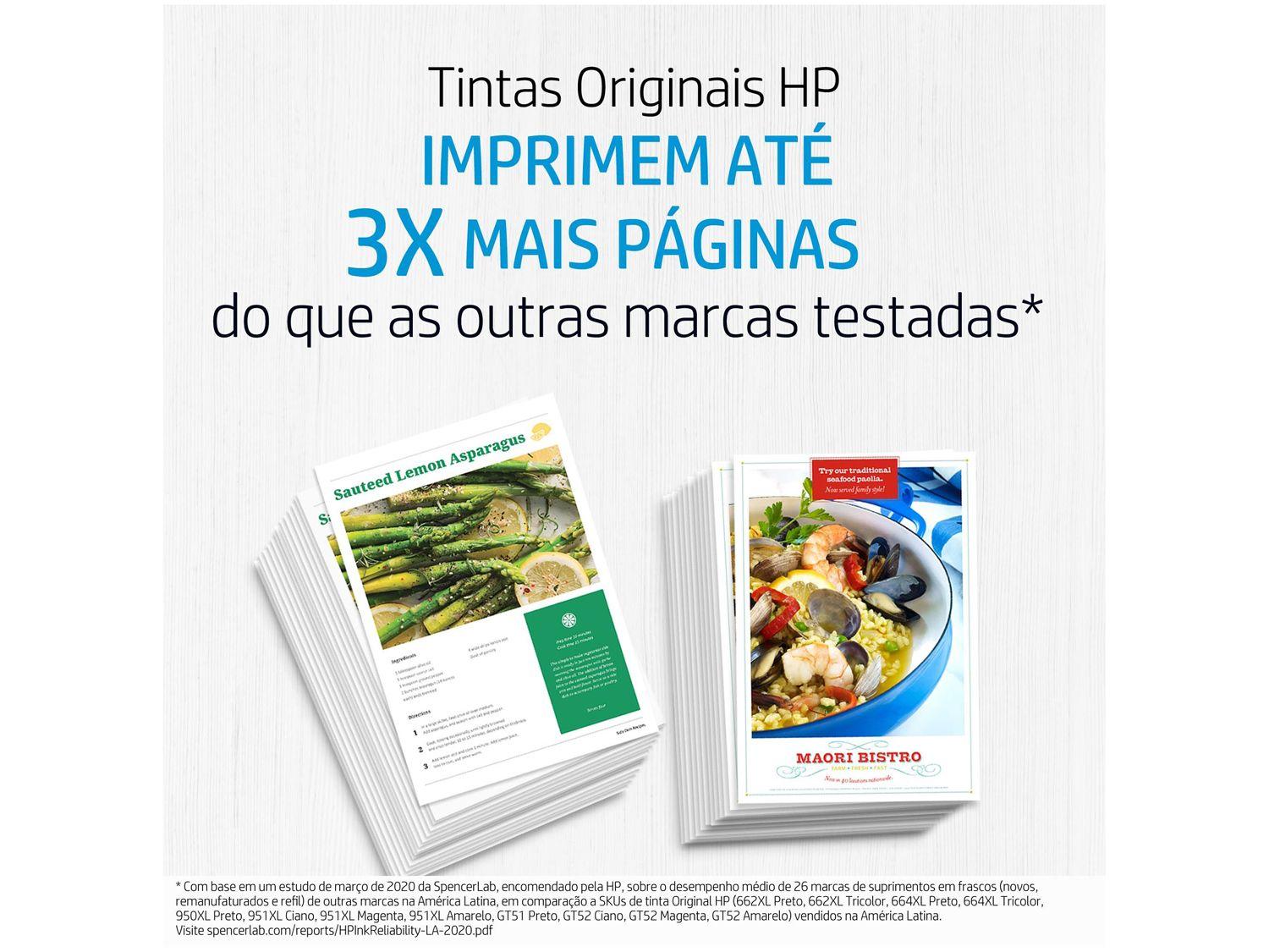 Cartucho de Tinta HP 662XL Colorido Original