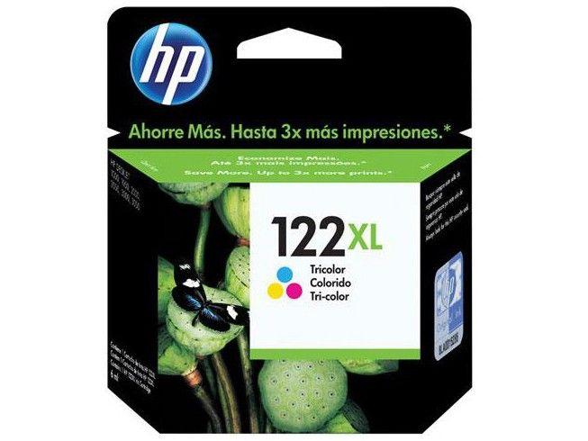 Cartucho de Tinta HP Colorido 122 XL