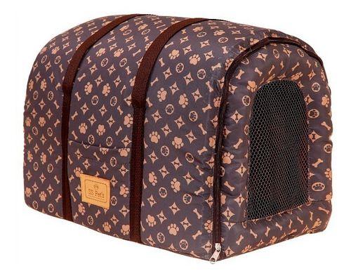 Imagem de Casa Bolsa Transporte Pet Cão Gato Cachorro Tamanho M Tela Premium
