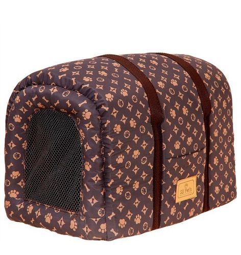 Imagem de Casa Bolsa Transporte Pet Cão Gato Cachorro Tamanho M Tela Premium