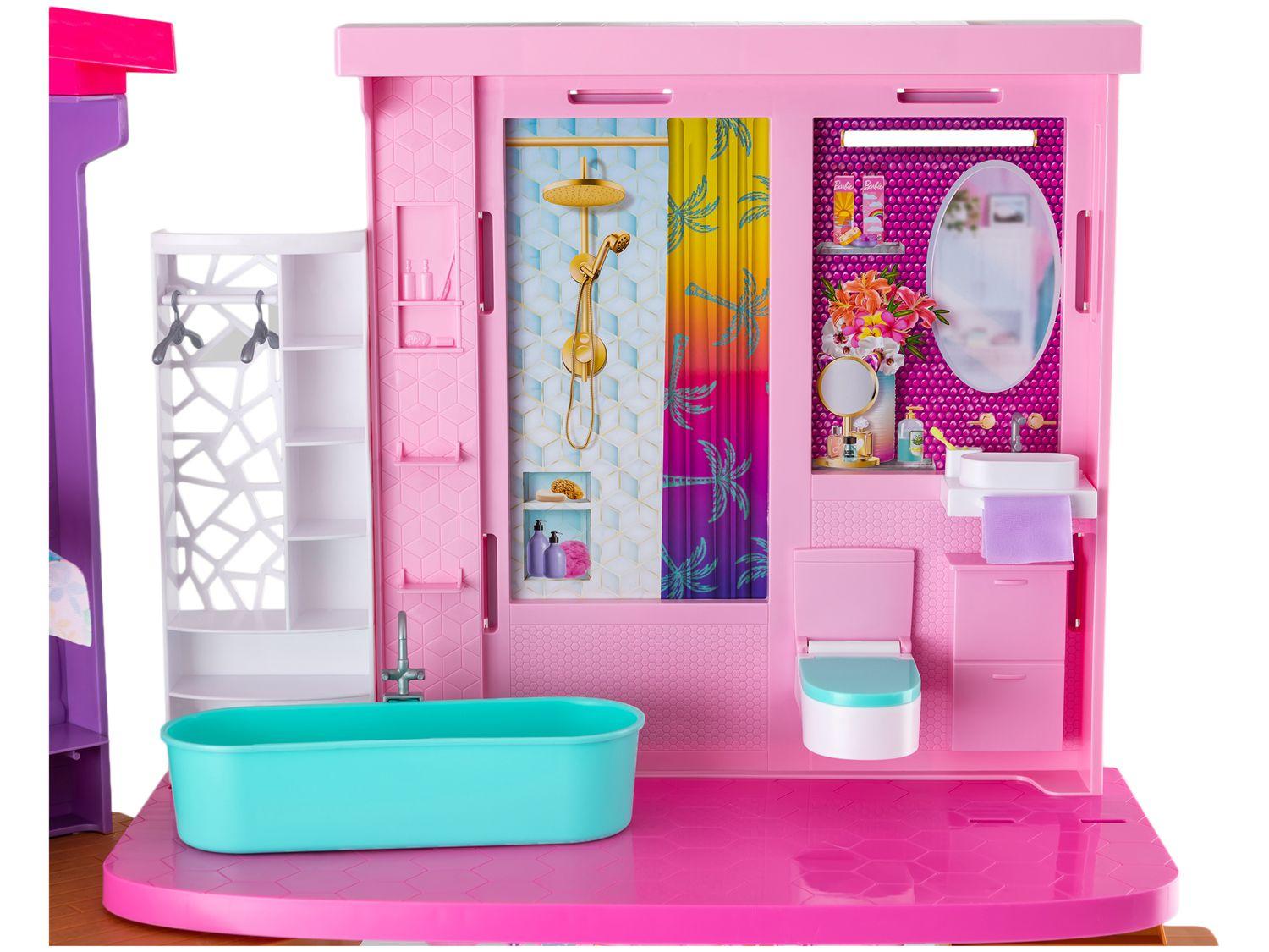 Casa da Barbie Malibu 60cm com Acessórios Mattel