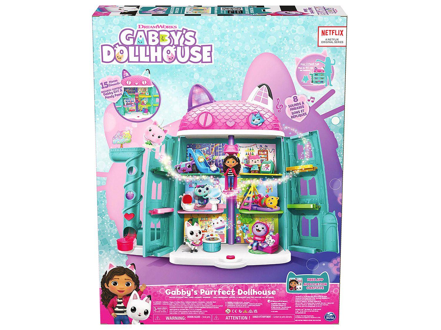 Casa Mágica da Gabbys Casinha de Boneca com Luz e Som Sunny Brinquedos ...