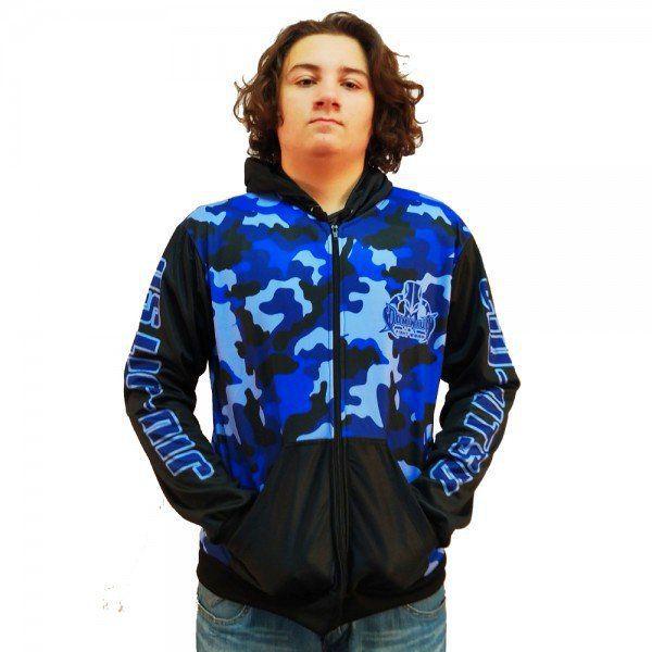 versace zip moletom com capuz