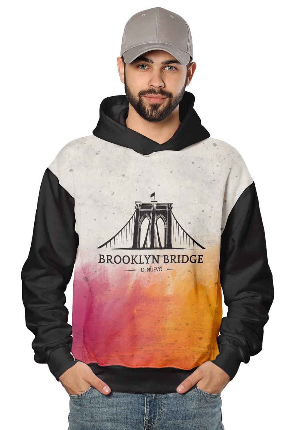 brooklyn boxing moletom com capuz