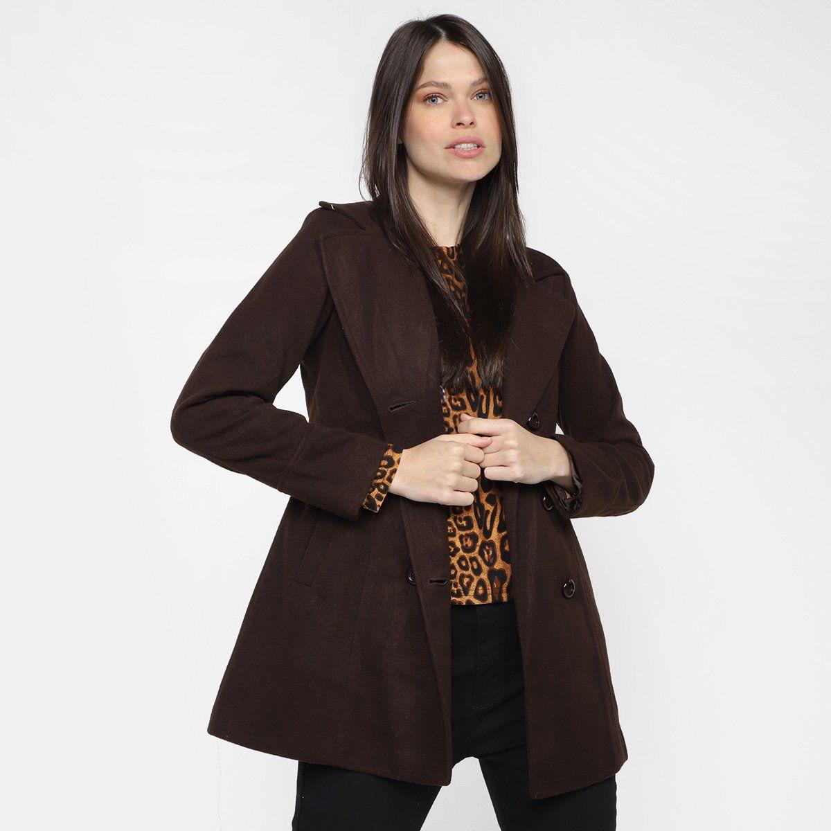 Lã Batida Feminino Casaco Feminino Facinelli Casaco Facinelli Lã