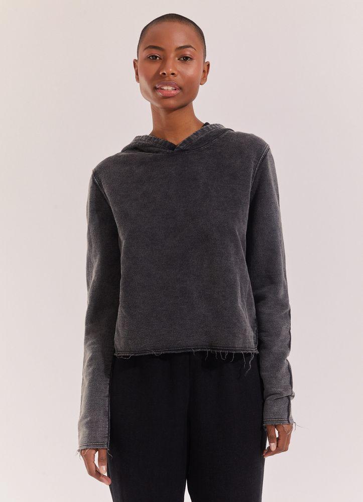 thermal lined moletom com capuz