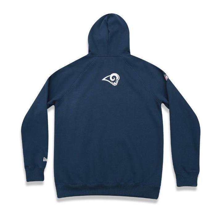 la rams white moletom com capuz