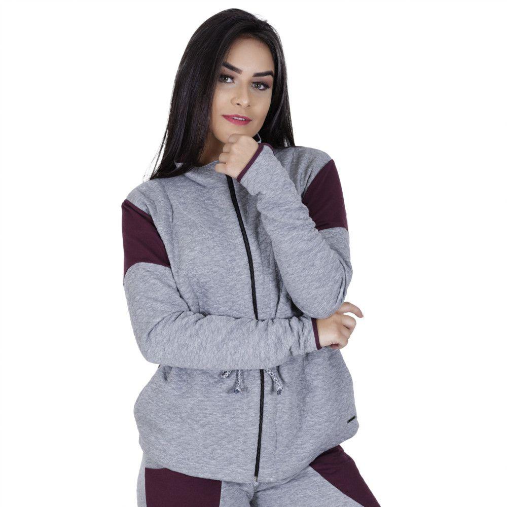 jaqueta feminina com punho