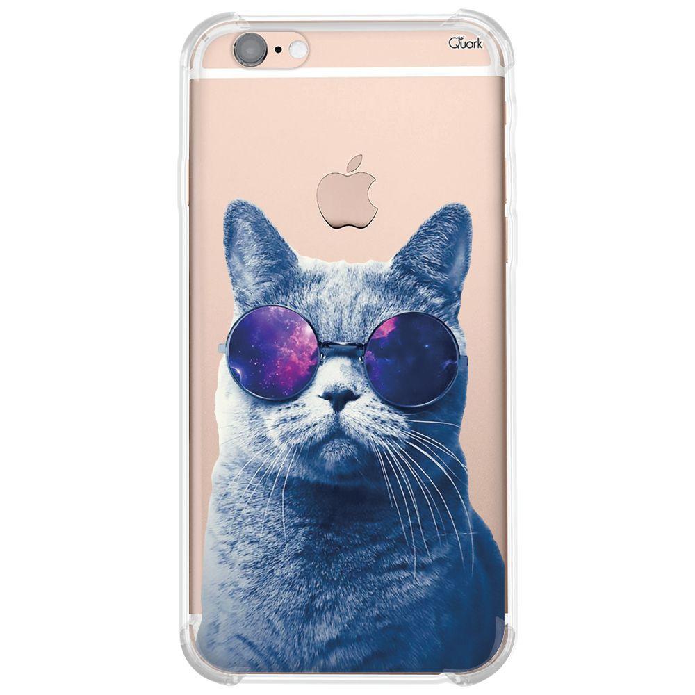 Case capa capinha p/ iphone 6 plus (1228) gato estiloso - Quarkcase -  Acessórios para Celular - Magazine Luiza
