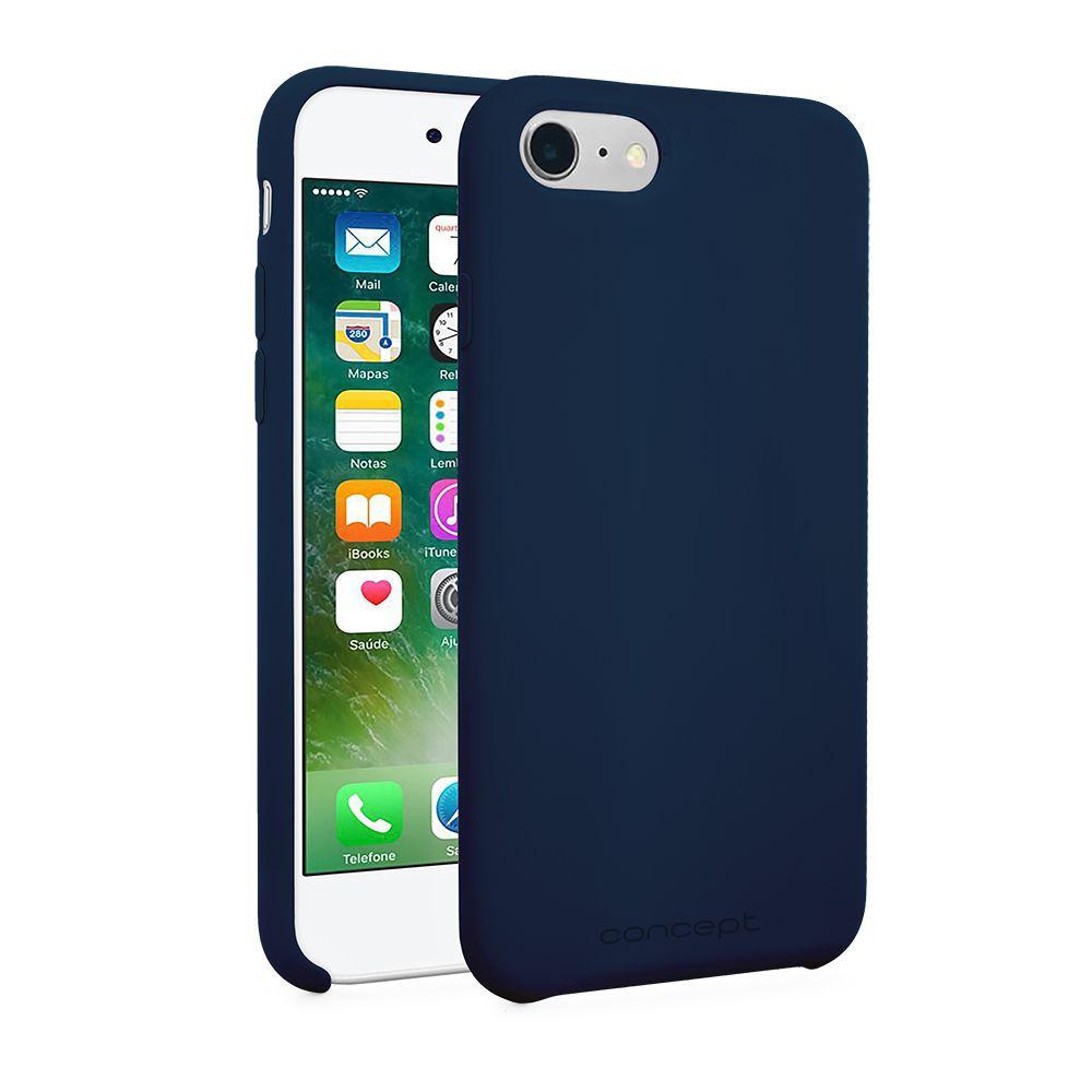Case Premium Para Iphone 7 Azul Multilaser AC312