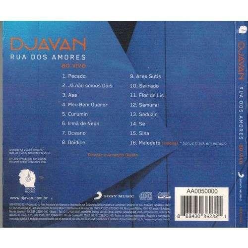その他 Rua Dos Amores Ao Vivo / [DVD] Álbum Rua Dos Amores Ao Vivo — Djavan