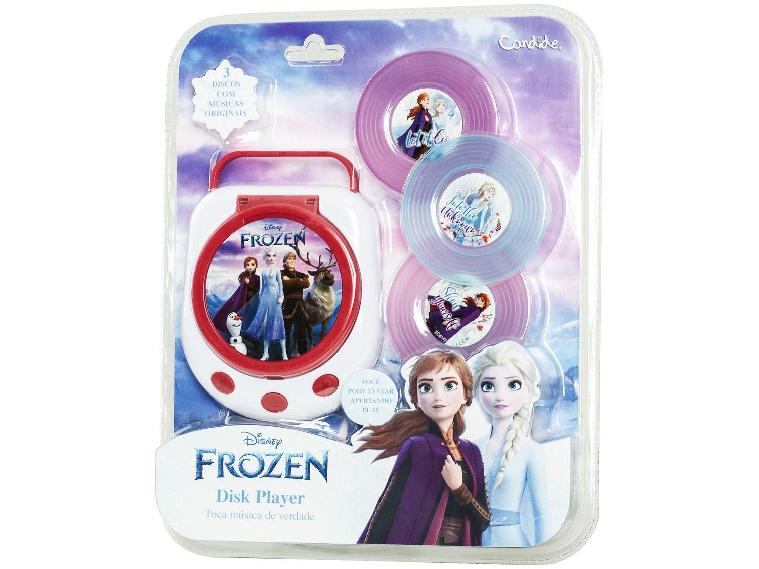 CD Player Frozen Candide com 3 Discos