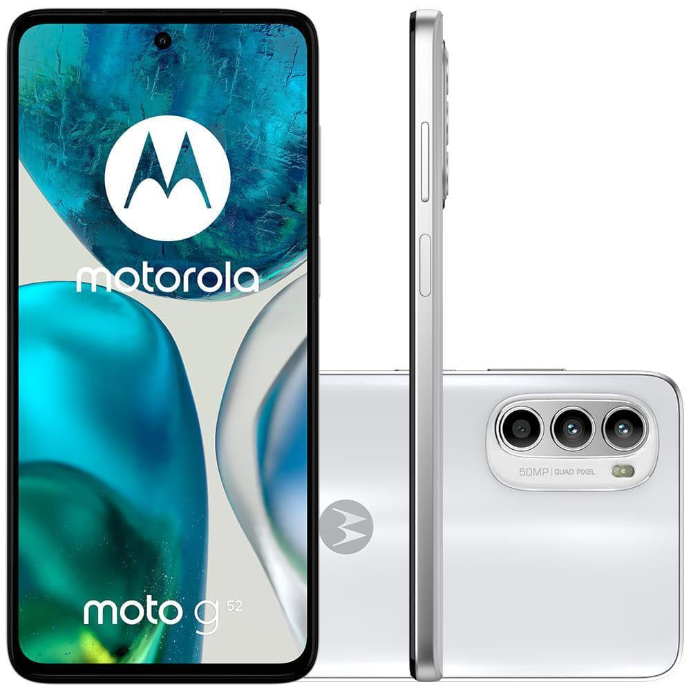 Celular Motorola Moto G52 Branco 128GB Tela Celular Motorola Moto G52 Branco 128GB Tela
