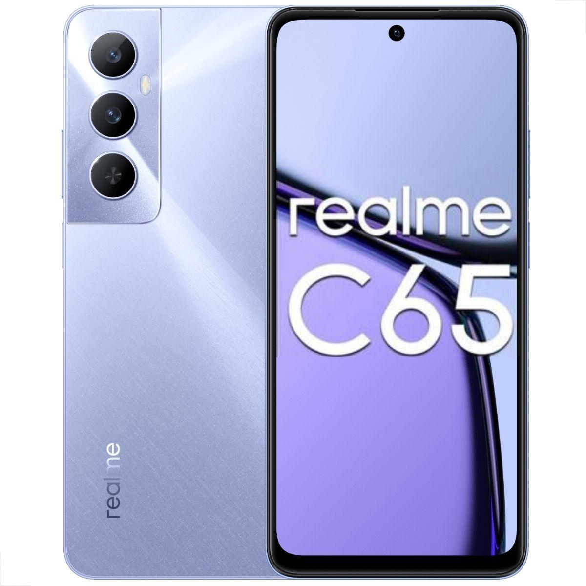 Smartphone Realme C65 RMX3910 128GB 6GB RAM Dual SIM Tela