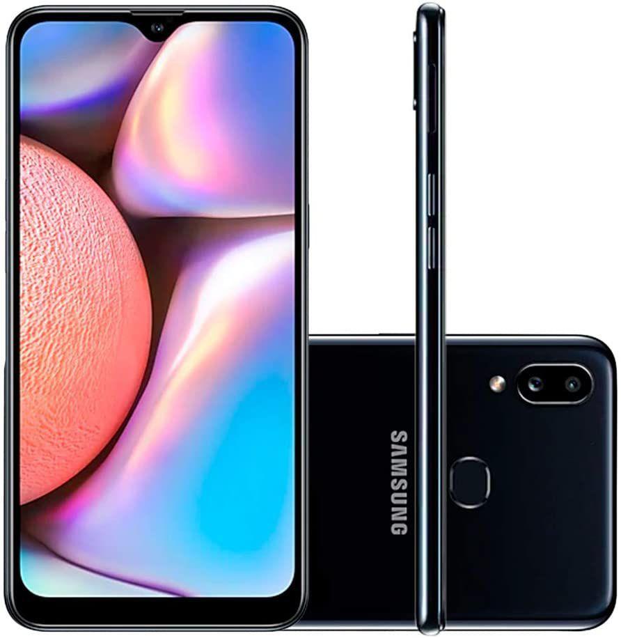 Celular Samsung Galaxy A10s Preto 32gb - ANATEL Android 9.0 Pie Tela 6.2”  Camera 13mp - Galaxy A10 - Magazine Luiza