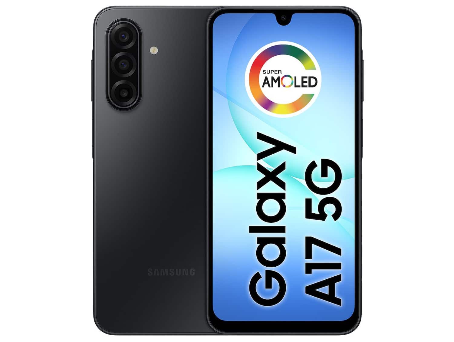 Celular Samsung Galaxy A17 256GB 5G 8GB RAM Preto 6,7" Câm. Tripla + Selfie 13MP| 256GB - Preto