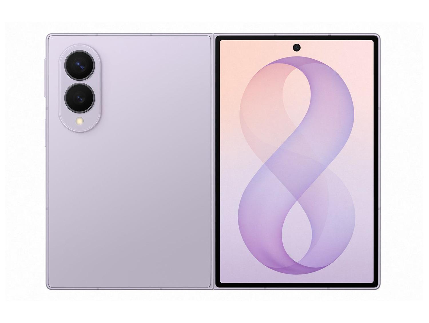 Celular Samsung Galaxy Z Fold8 256GB 12GB RAM Lavanda 7,6” Câm