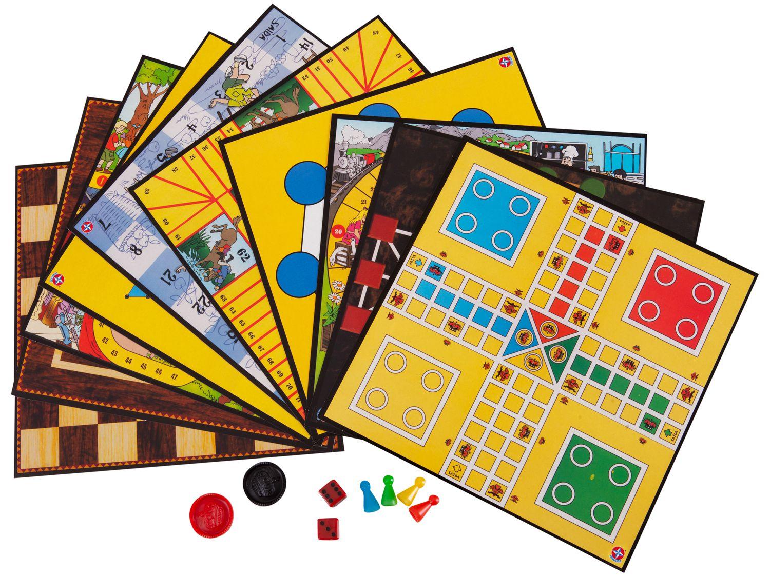 Dicas Super Jogos - Jogo de Tabuleiro Brinquedo Educativo Jogos e Desafios  Bambalalão Brinquedos Educativos