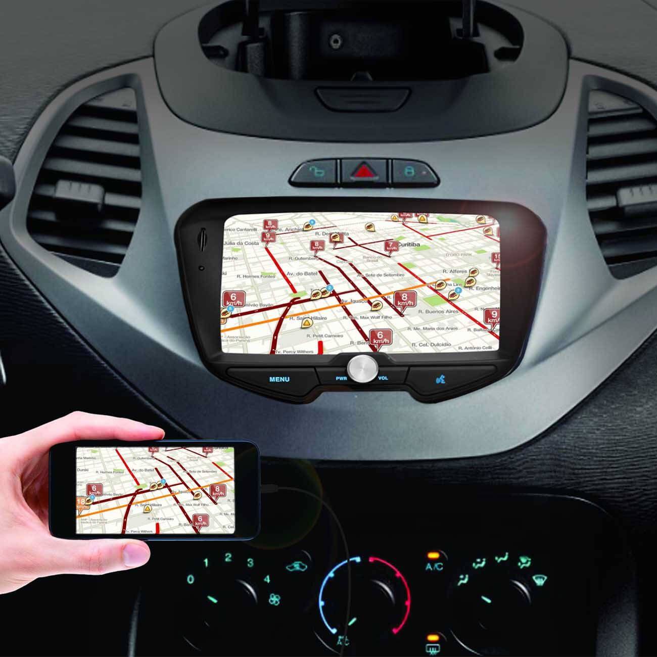 Central Multimídia Original Ford Ka Hatch Sedan 2014 a 2018 Bluetooth ...