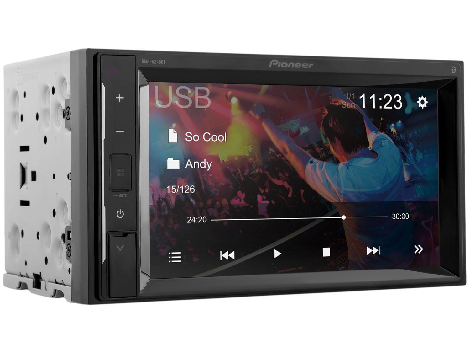 Central Multimídia Pioneer DMH-A248BT Bluetooth