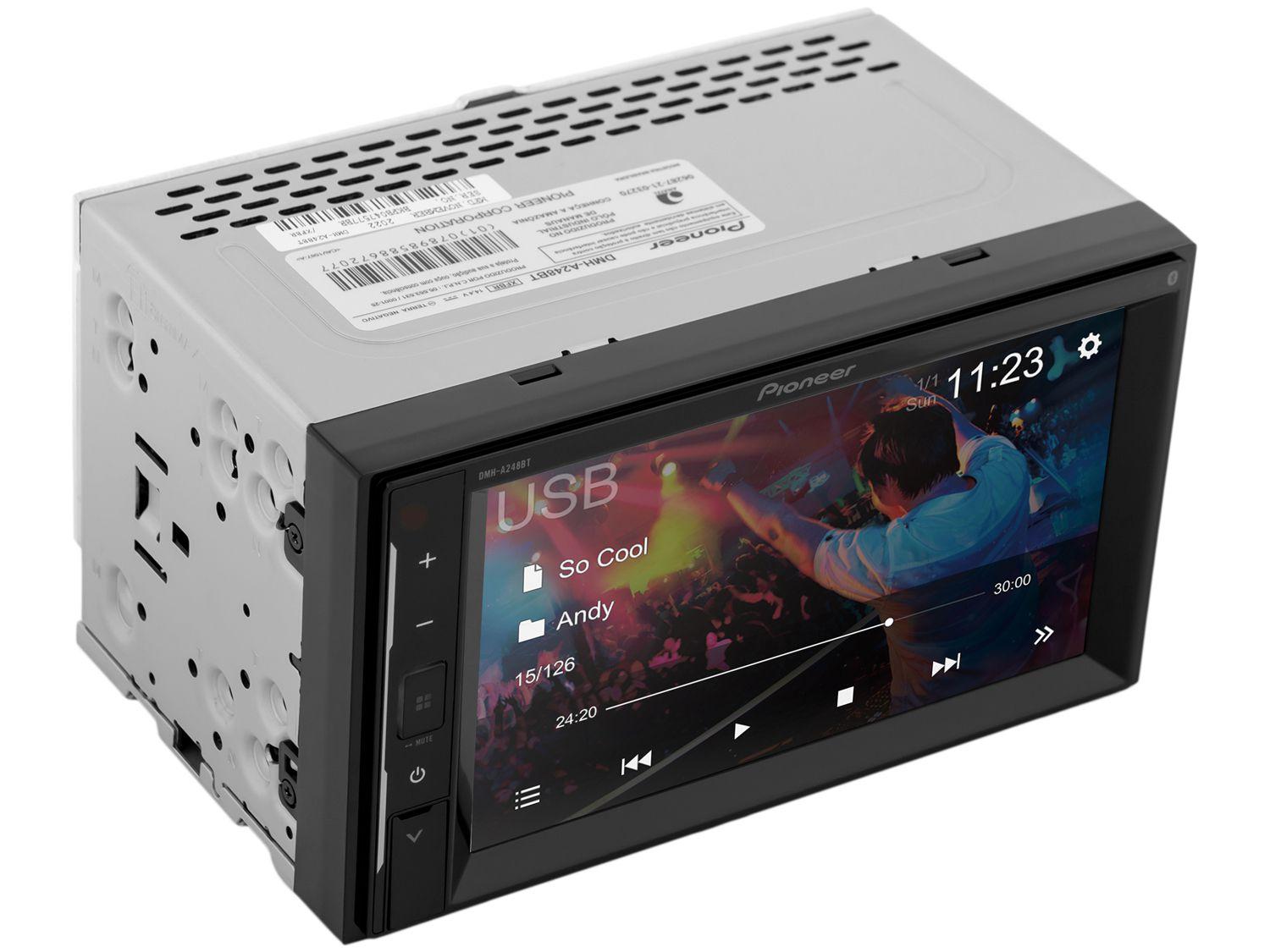 Central Multimídia Pioneer DMH-A248BT Bluetooth