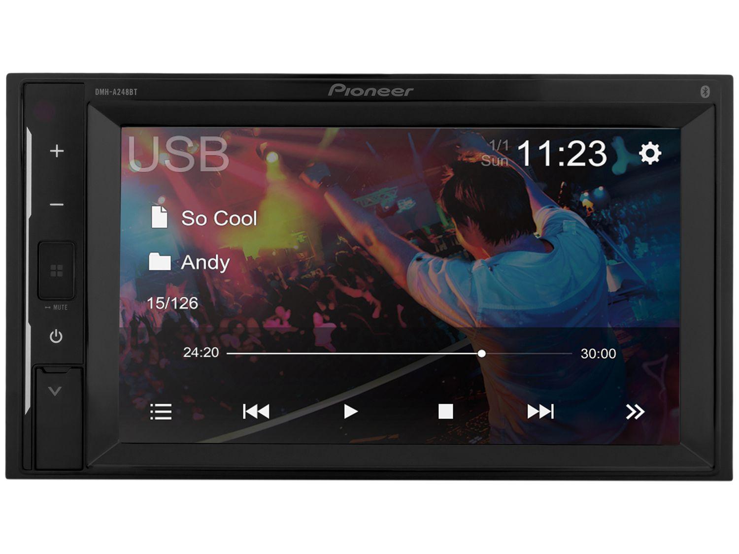Central Multimídia Pioneer DMH-A248BT Bluetooth