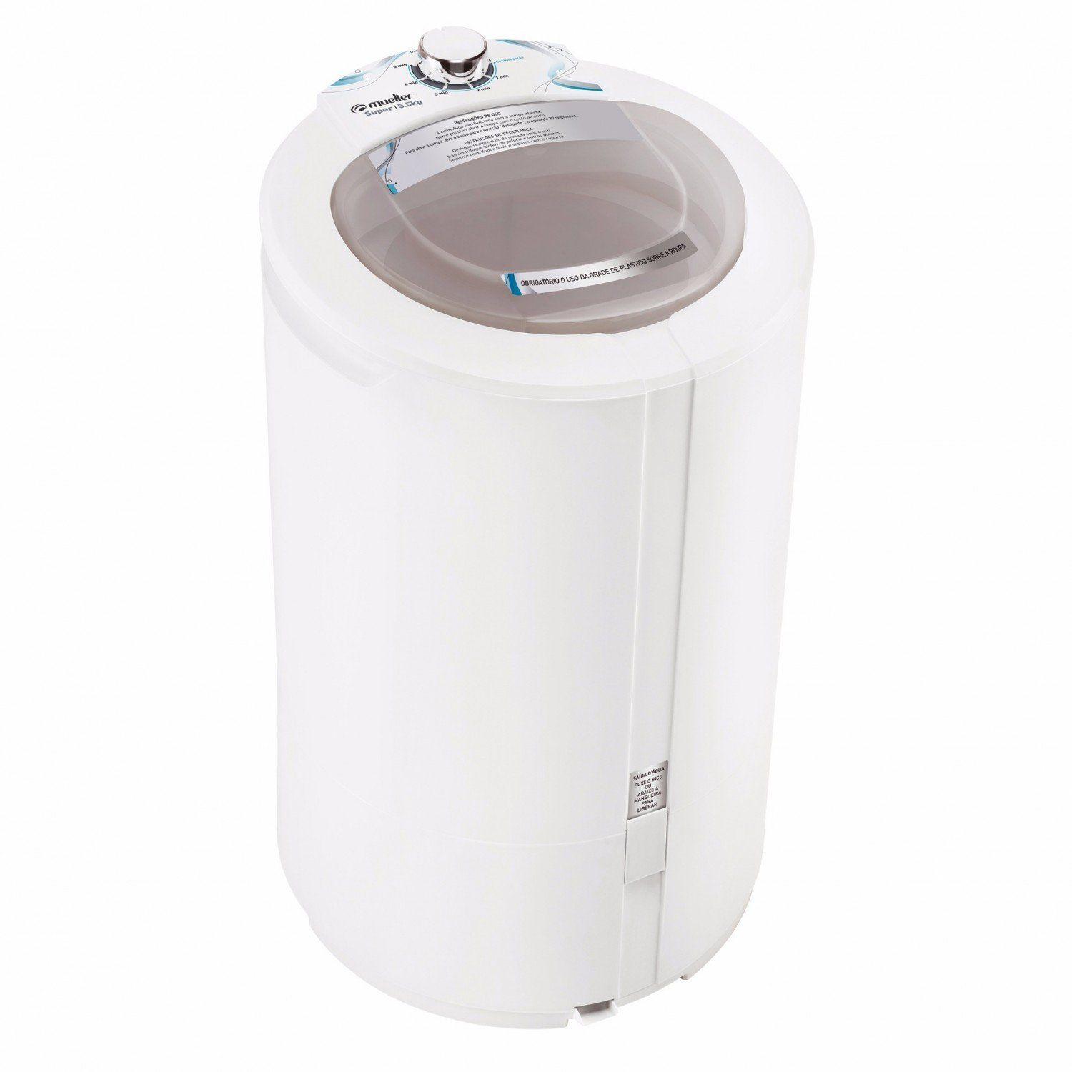 Centrífuga de Roupas 5,5kg Super Mueller 220V Branco - Centrífuga de