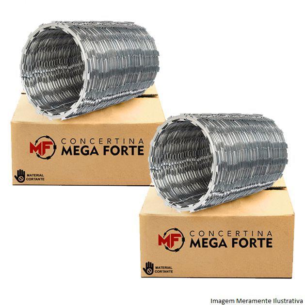 Cerca Concertina Dupla Clipada Ouriço com 300 mm de diâmetro, Rende