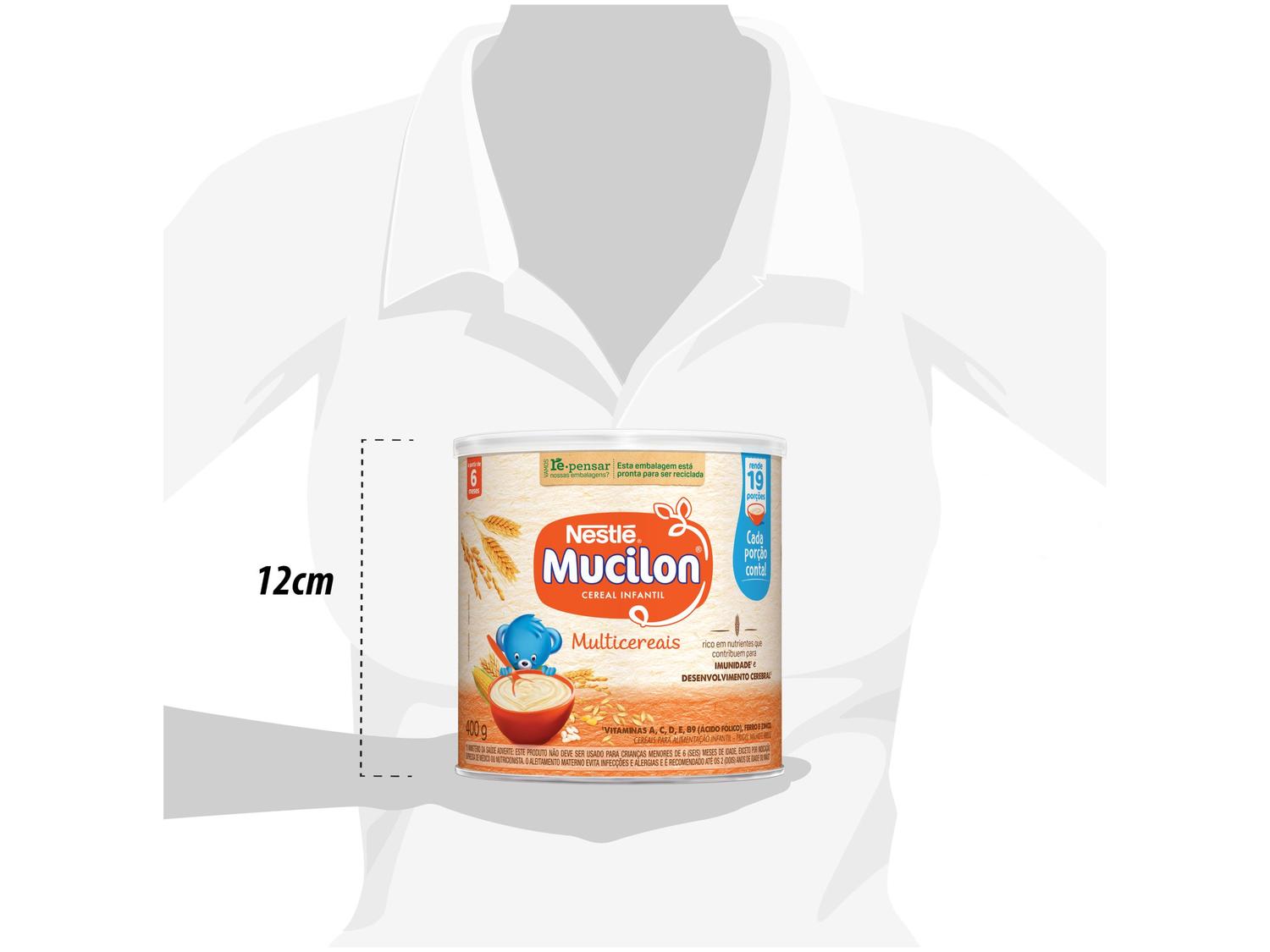 Cereal Matinal Infantil Mucilon Multicereais