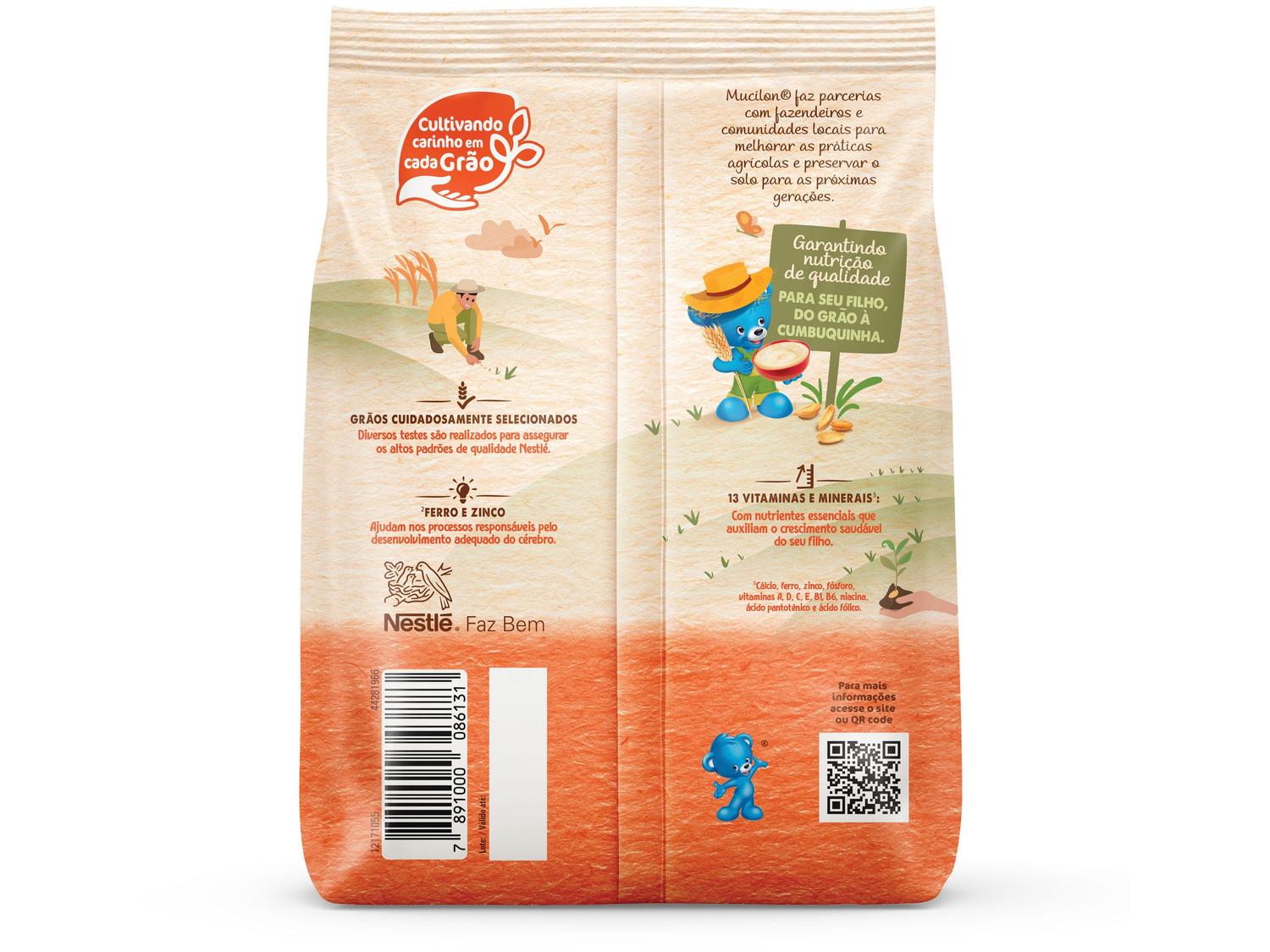 Cereal Matinal Infantil Mucilon Multicereais