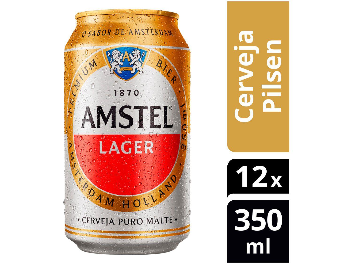 Cerveja Amstel Puro Malte Pilsen