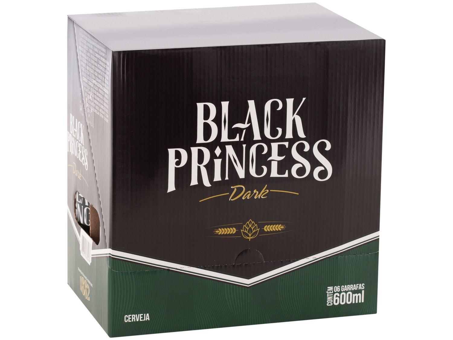 Cerveja Black Princess Dark American Lager 6 Unidades Garrafa 600ml