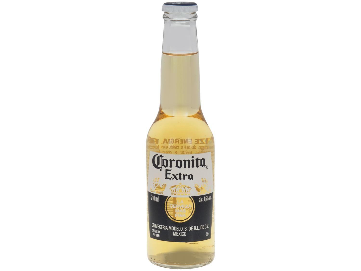 Cerveja Corona Coronita Extra Lager 6 Unidades - 210ml