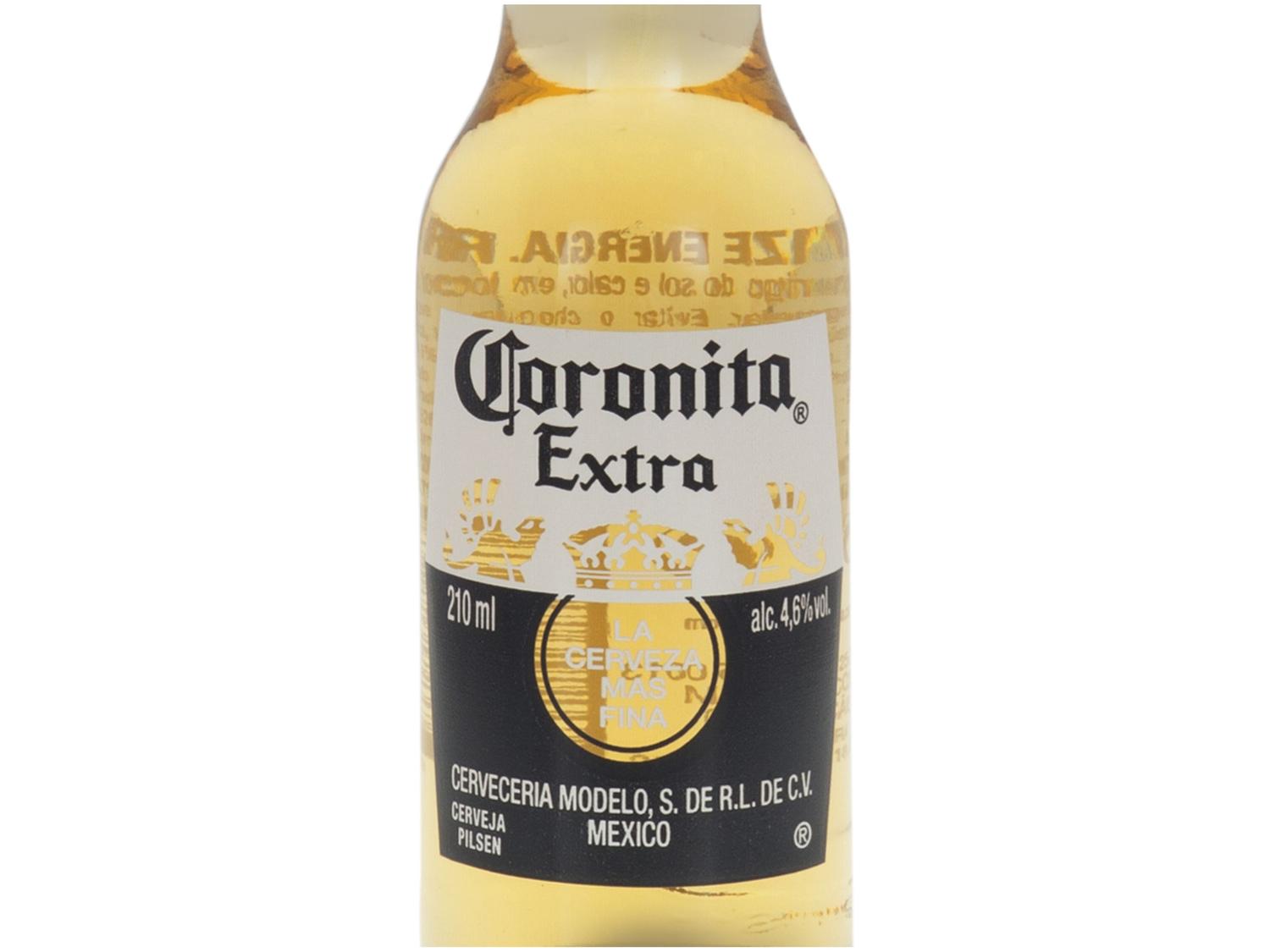 Cerveja Corona Coronita Extra Lager 6 Unidades - 210ml