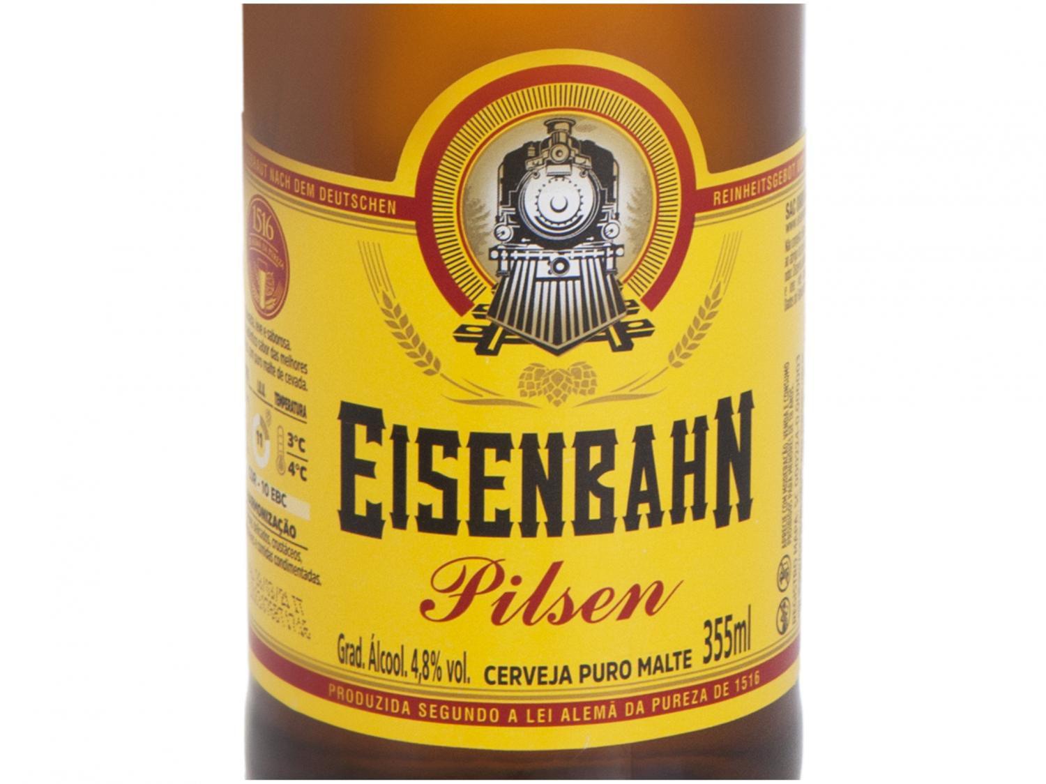 Cerveja Eisenbahn Pilsen 6 Unidades 355ml Cerveja Magazine Luiza